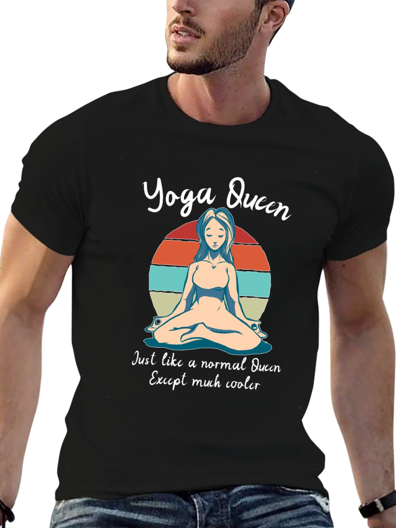 Camiseta Yoga Queen - Estilo relajado y original
