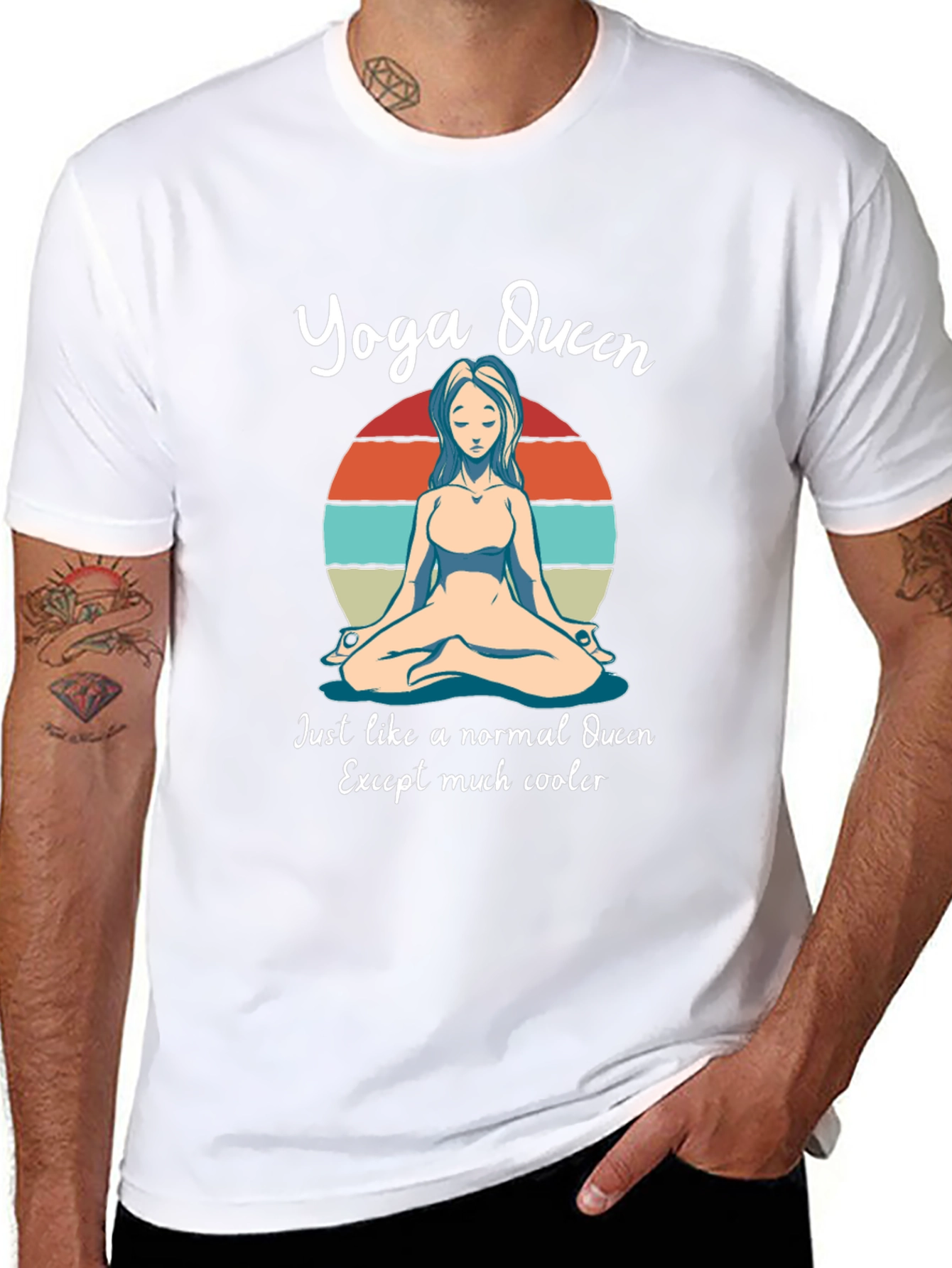 Camiseta Yoga Queen - Estilo relajado y original
