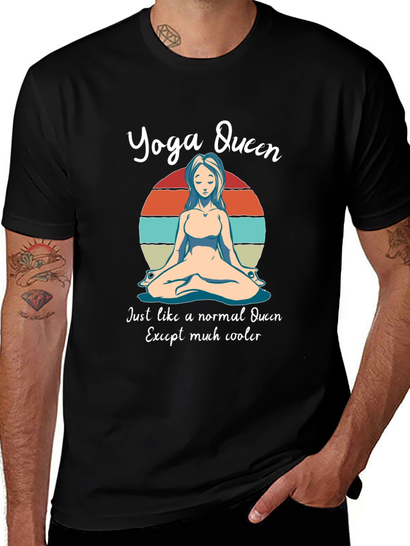 Camiseta Yoga Queen - Estilo relajado y original