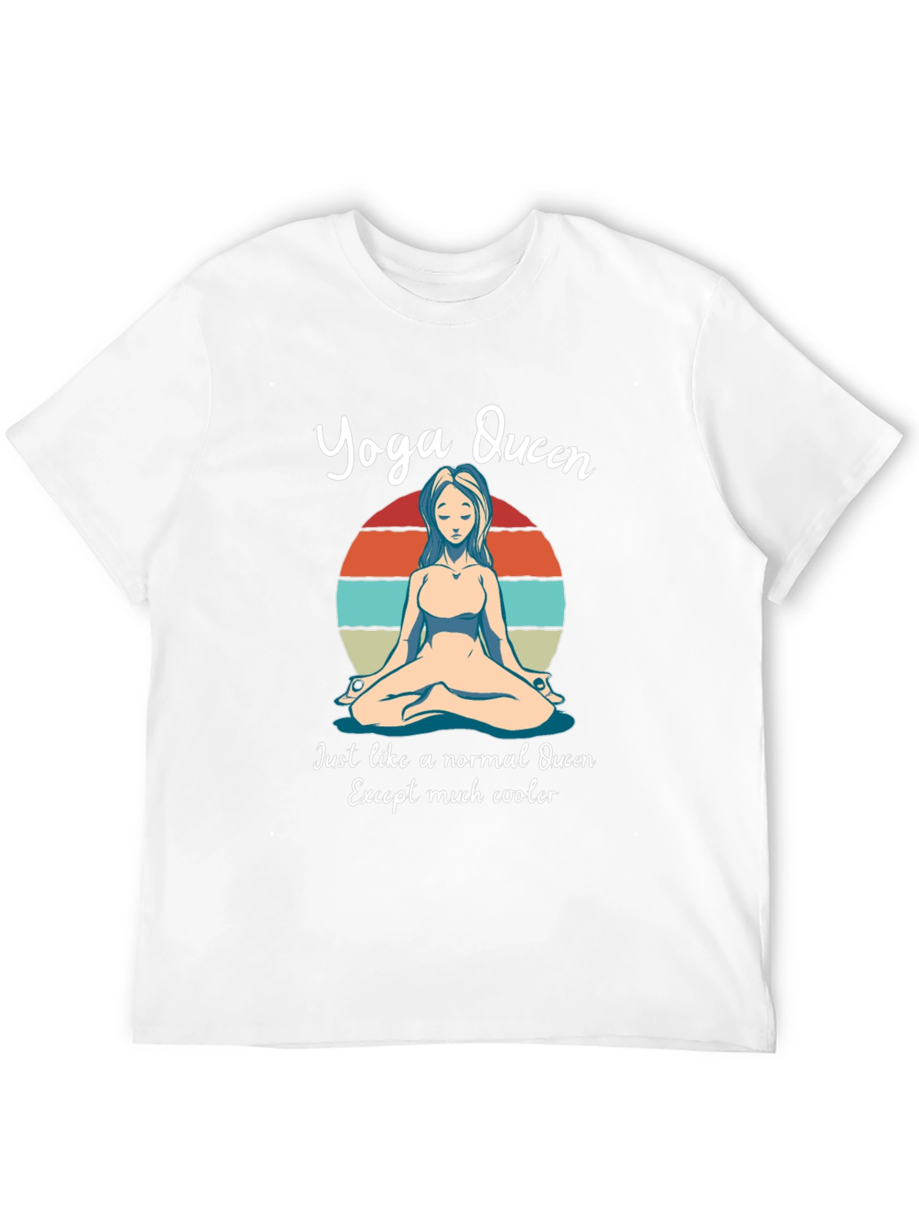 Camiseta Yoga Queen - Estilo relajado y original