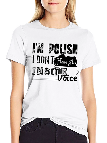 Camiseta Negra con Diseño Gráfico Soy Polaco