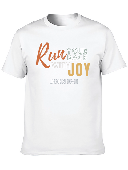 Camiseta Negra con Diseño Motivacional Cristiano