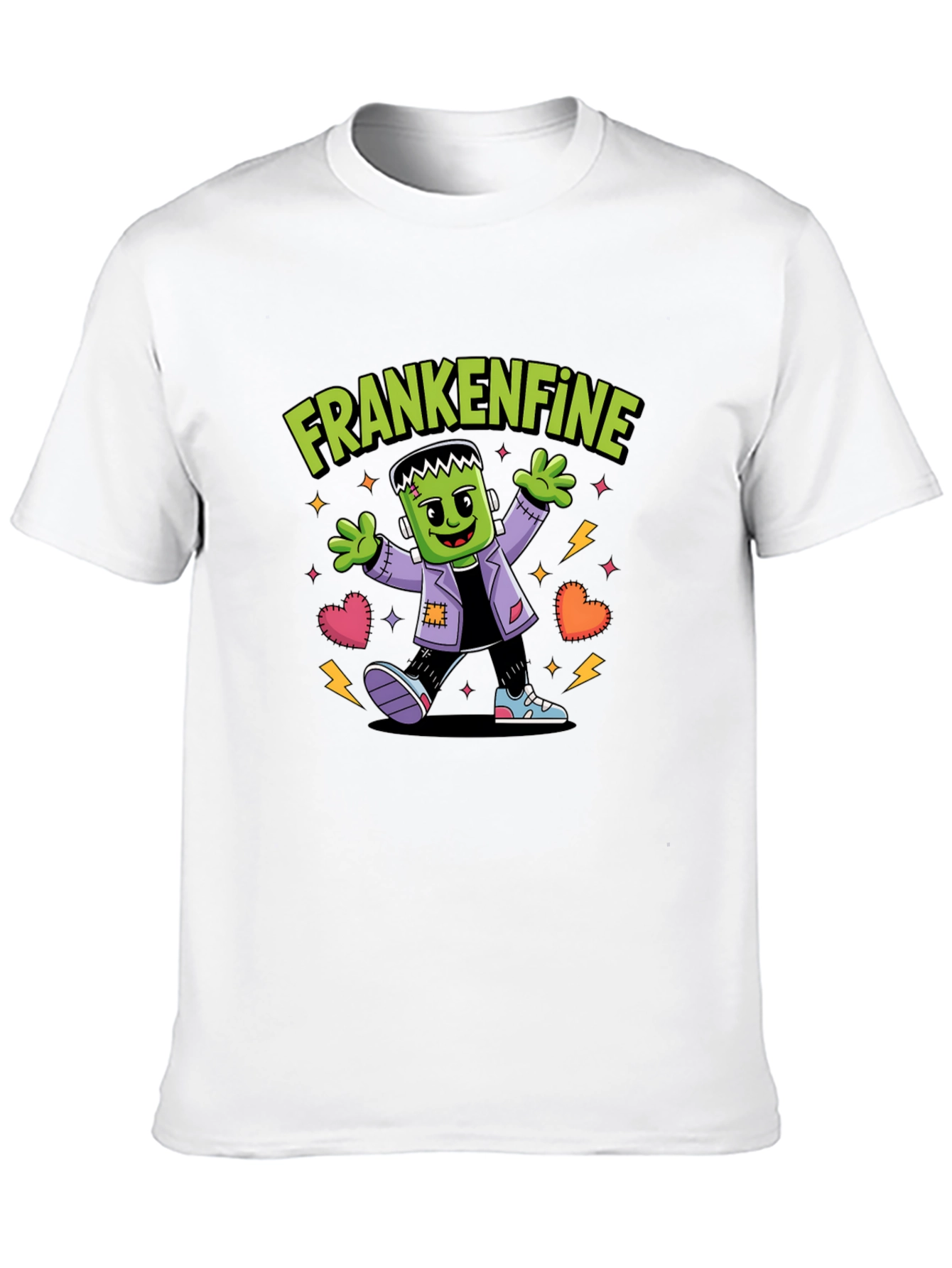 Camiseta Frankenfine Halloween Hombre