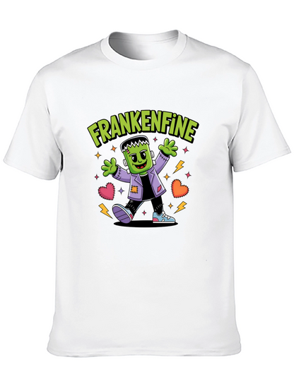 Camiseta Frankenfine Halloween Hombre