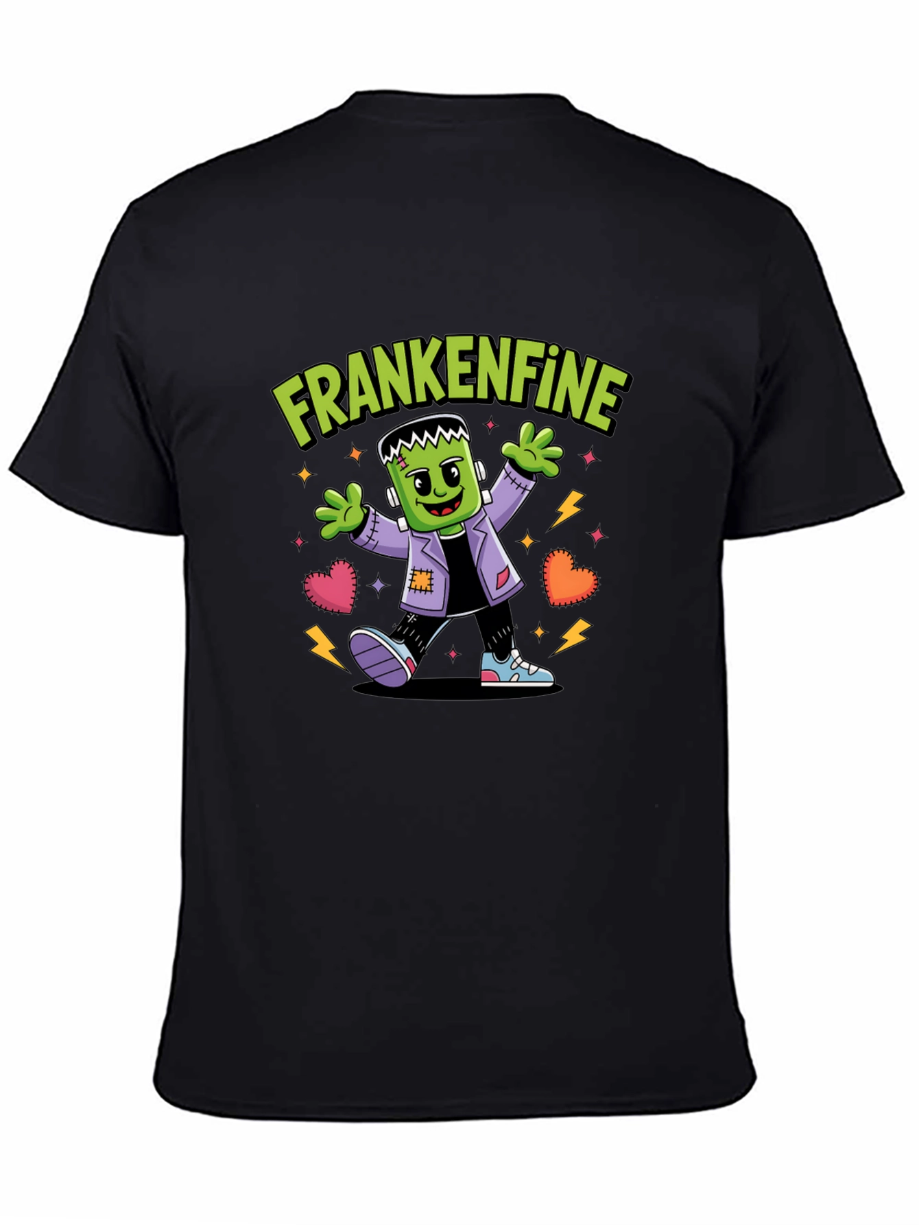 Camiseta Frankenfine Halloween Hombre