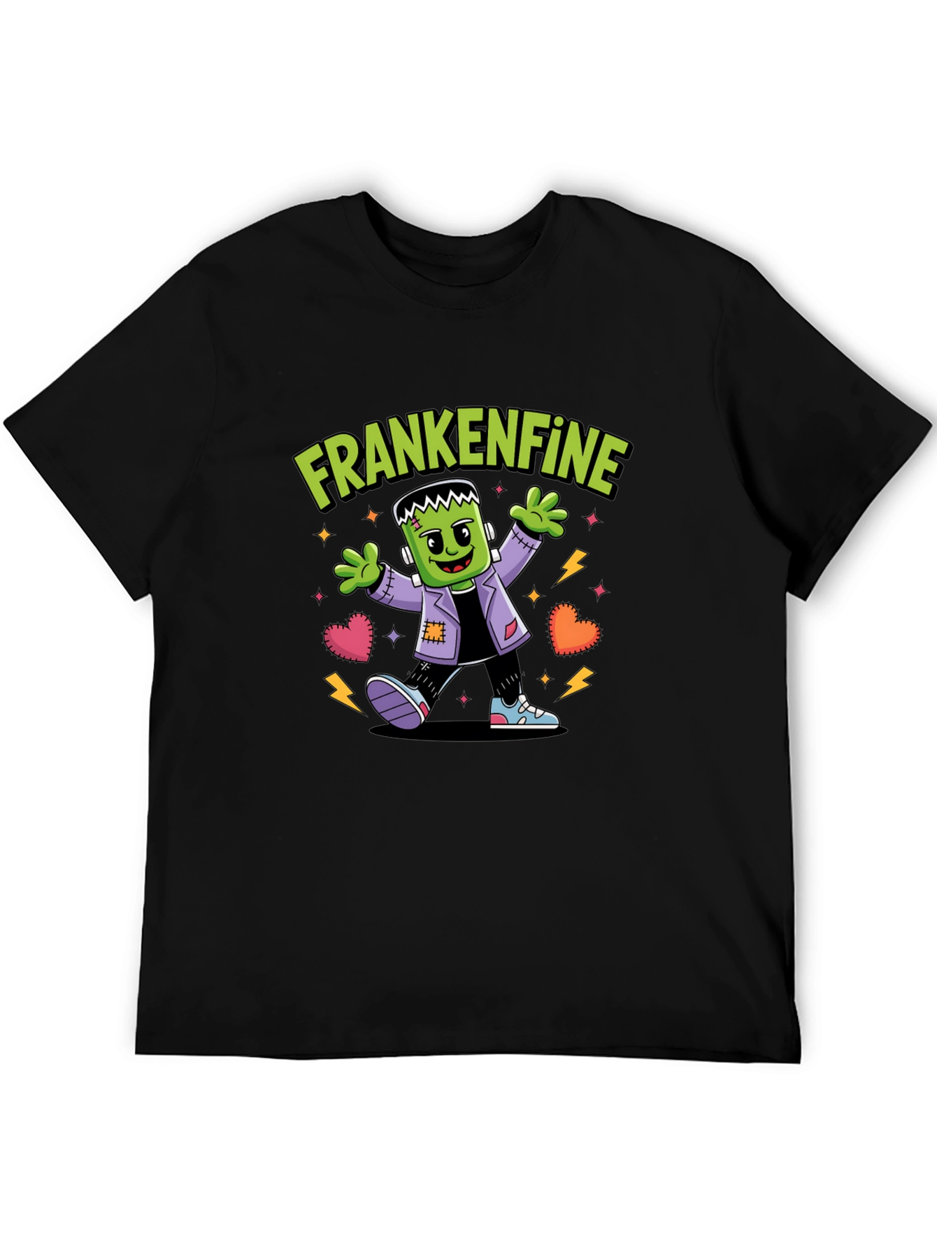 Camiseta Frankenfine Halloween Hombre