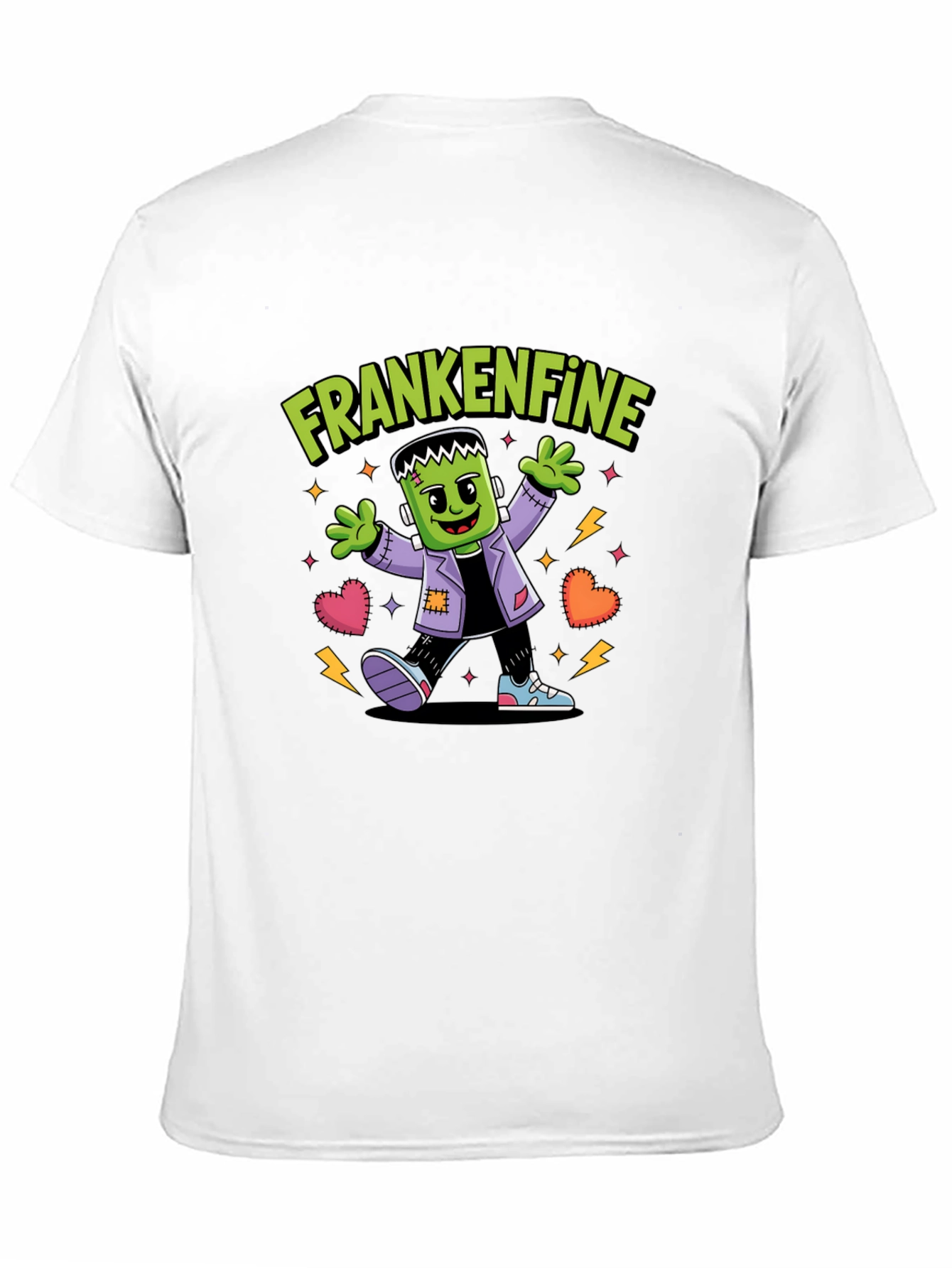 Camiseta Frankenfine Halloween Hombre