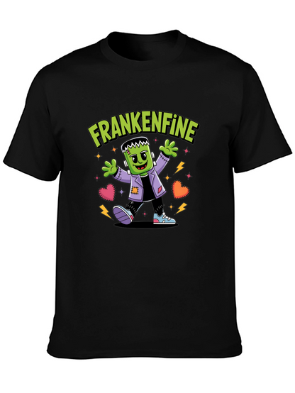 Camiseta Frankenfine Halloween Hombre