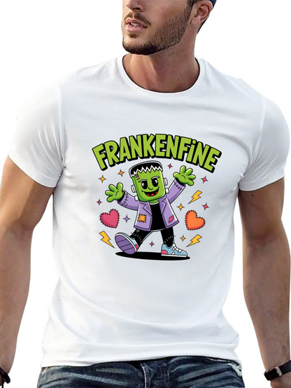 Camiseta Frankenfine Halloween Hombre