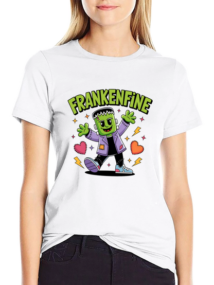 Camiseta Frankenfine Halloween Hombre