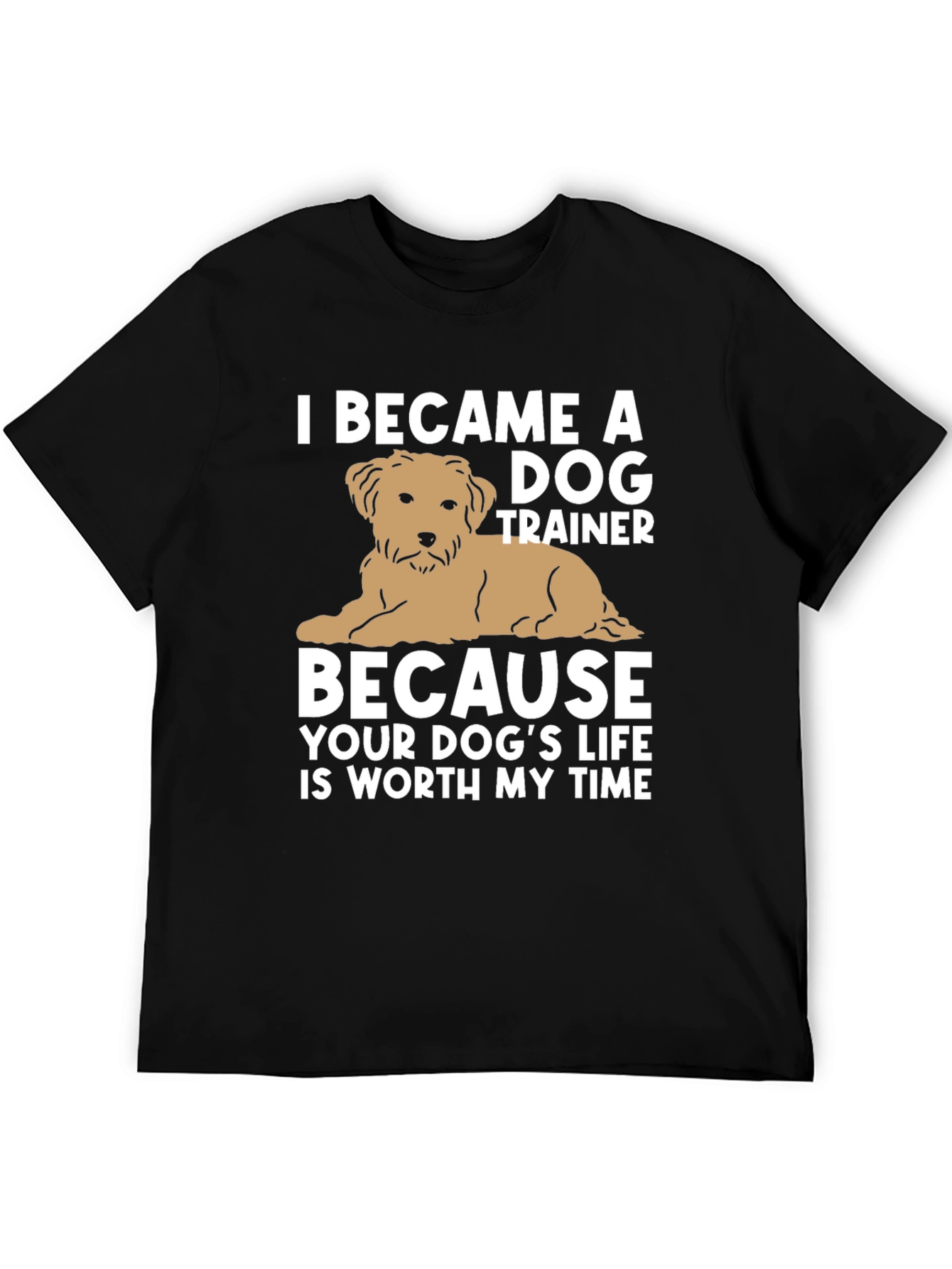 Camiseta Negra Entrenador de Perros