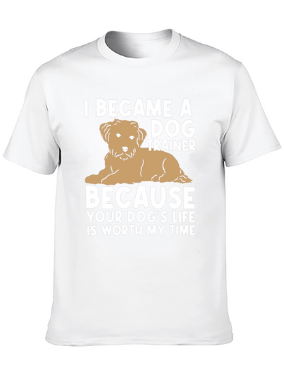 Camiseta Negra Entrenador de Perros