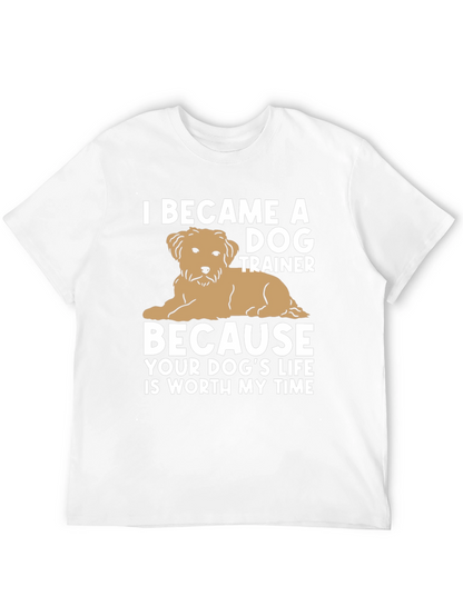 Camiseta Negra Entrenador de Perros