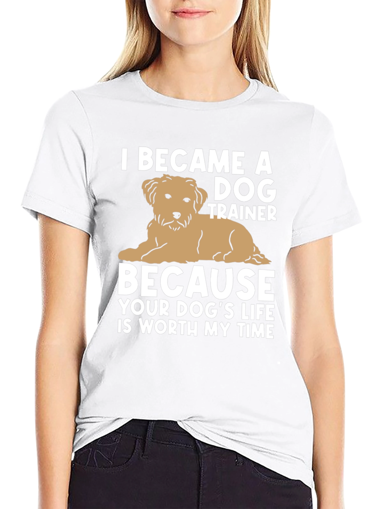 Camiseta Negra Entrenador de Perros