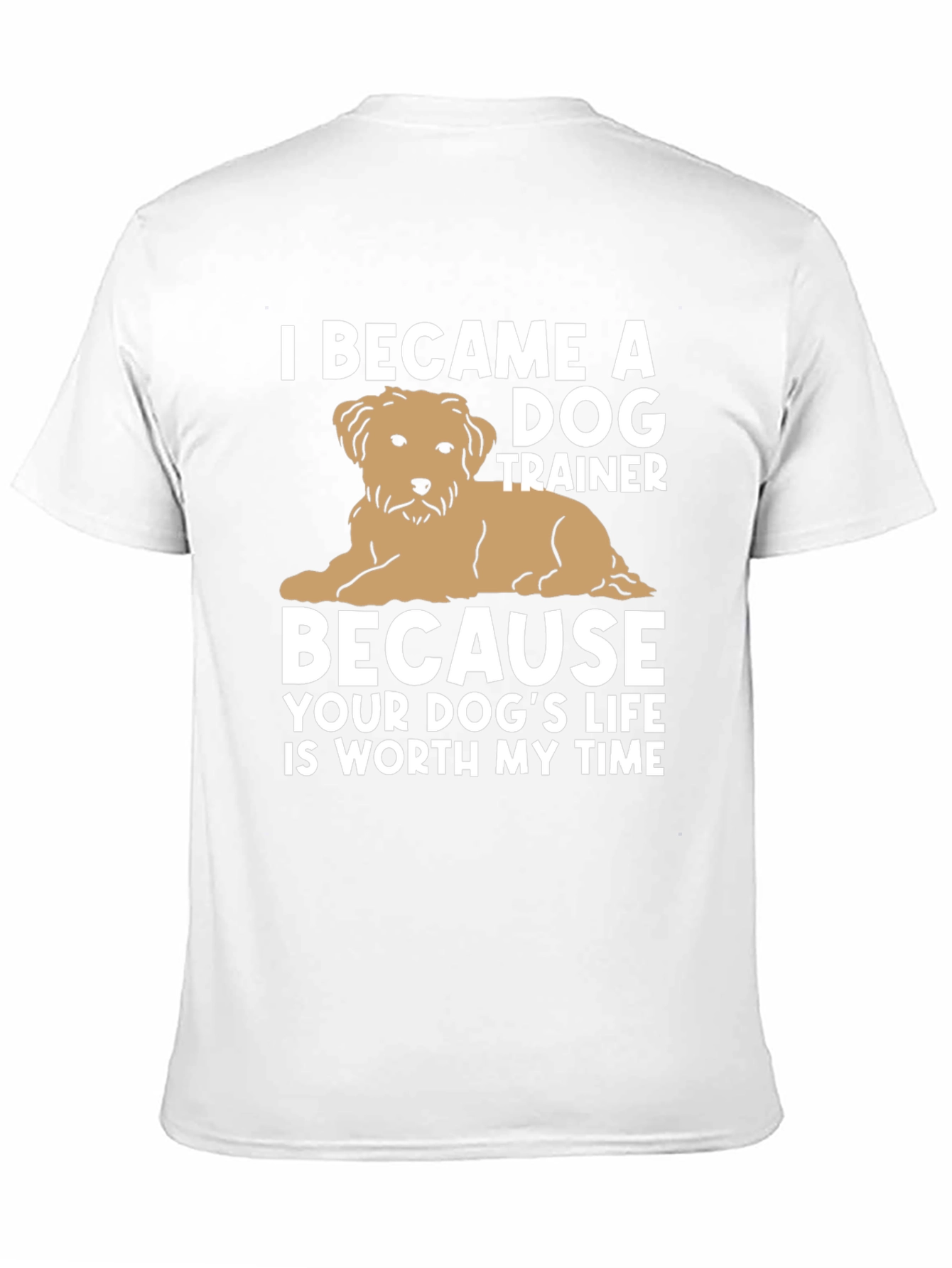 Camiseta Negra Entrenador de Perros