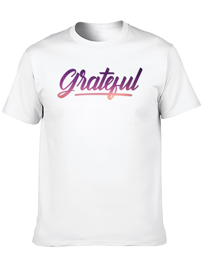 Camiseta Grateful - Diseño Elegante para Hombre