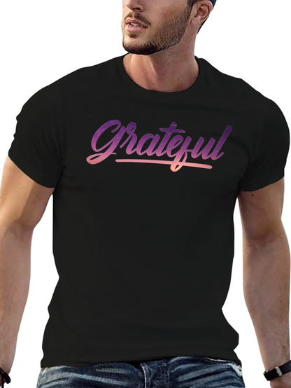 Camiseta Grateful - Diseño Elegante para Hombre