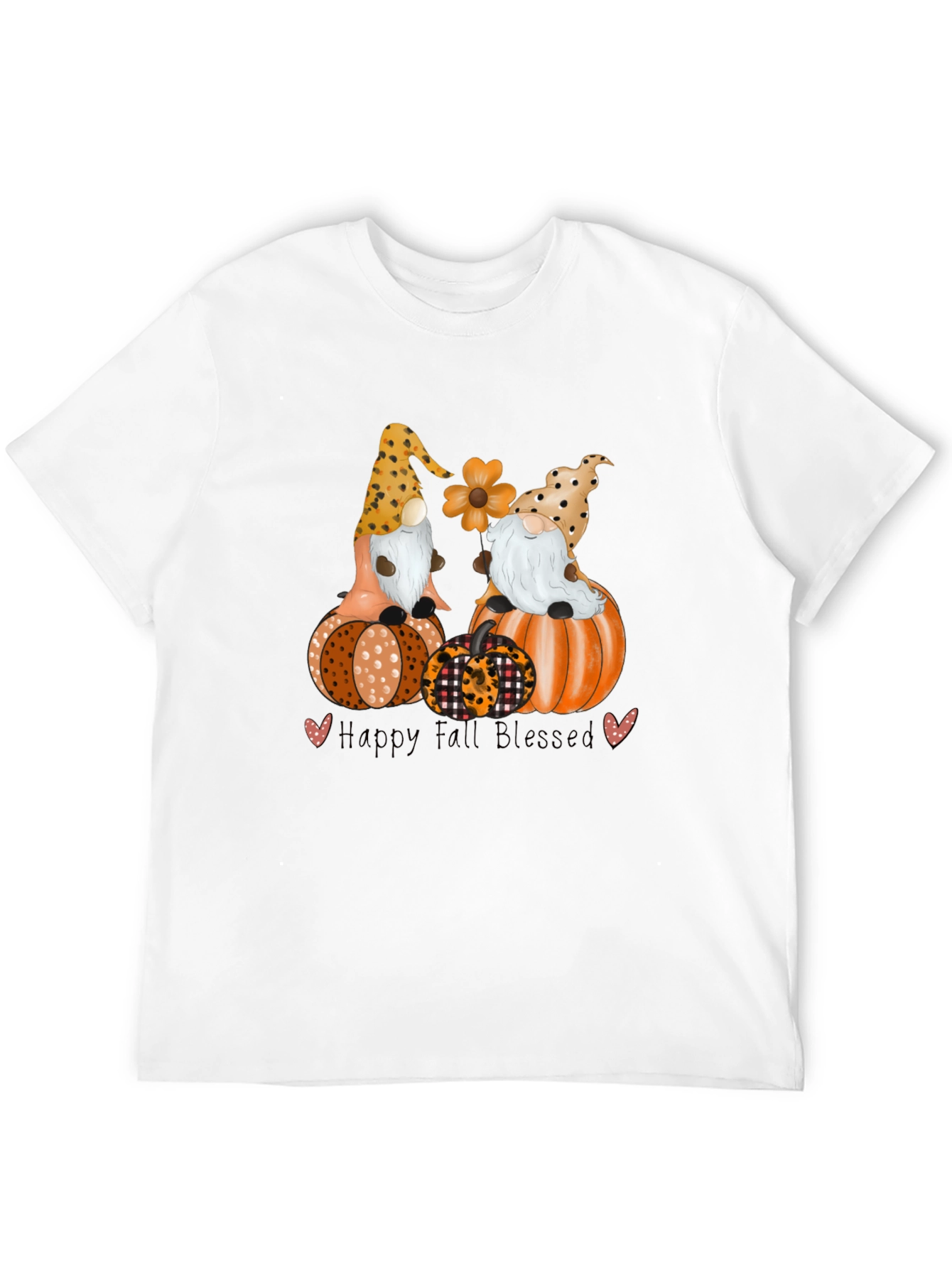 Camiseta Otoñal: Gnomos & Calabazas