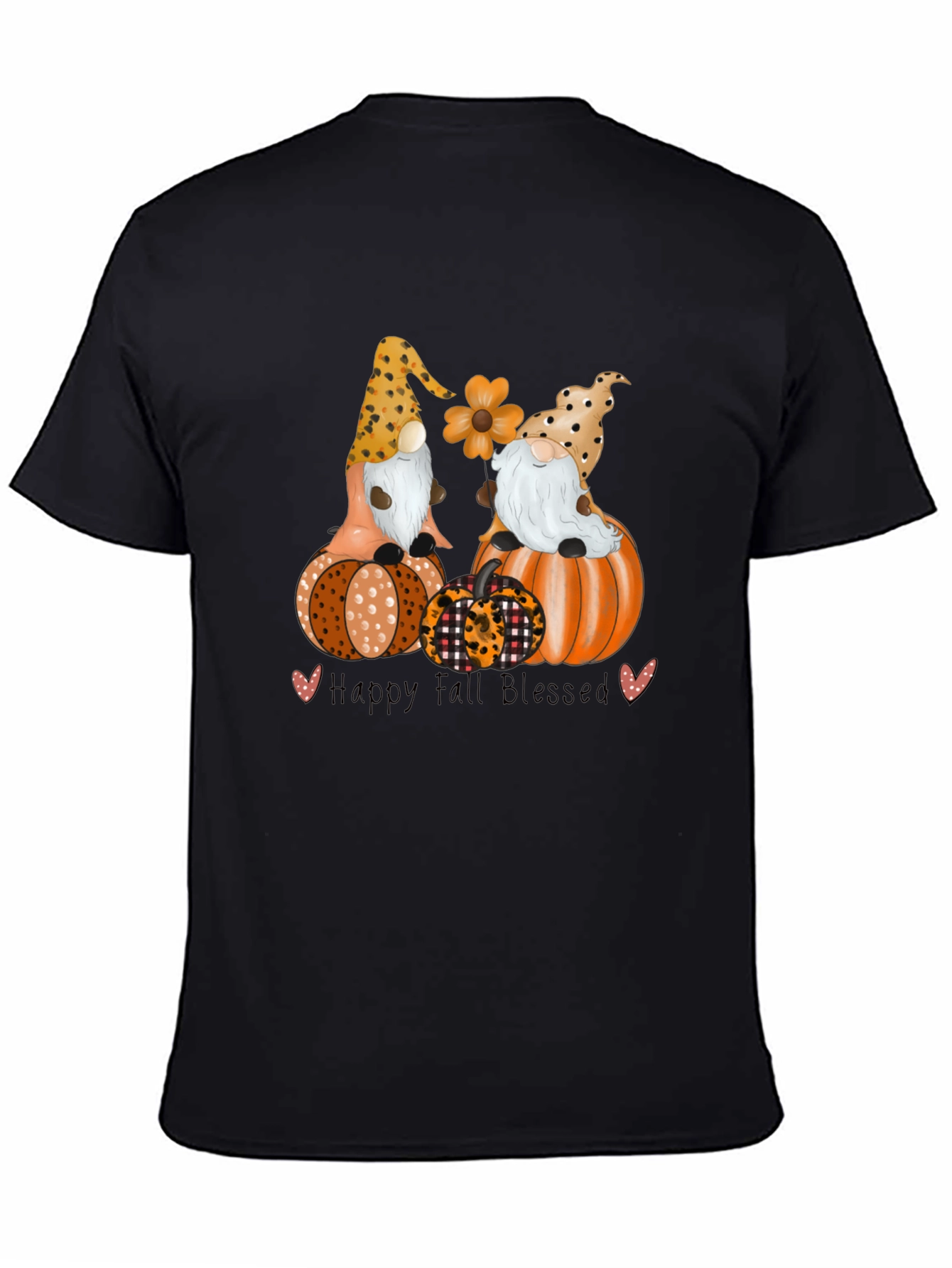 Camiseta Otoñal: Gnomos & Calabazas