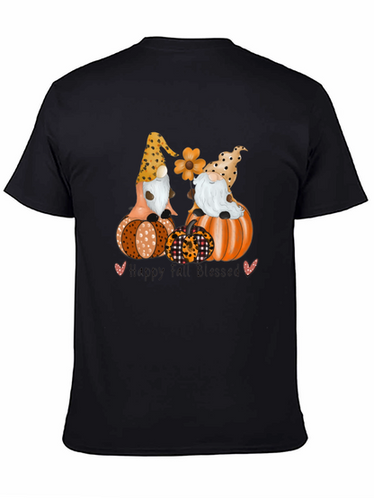 Camiseta Otoñal: Gnomos & Calabazas