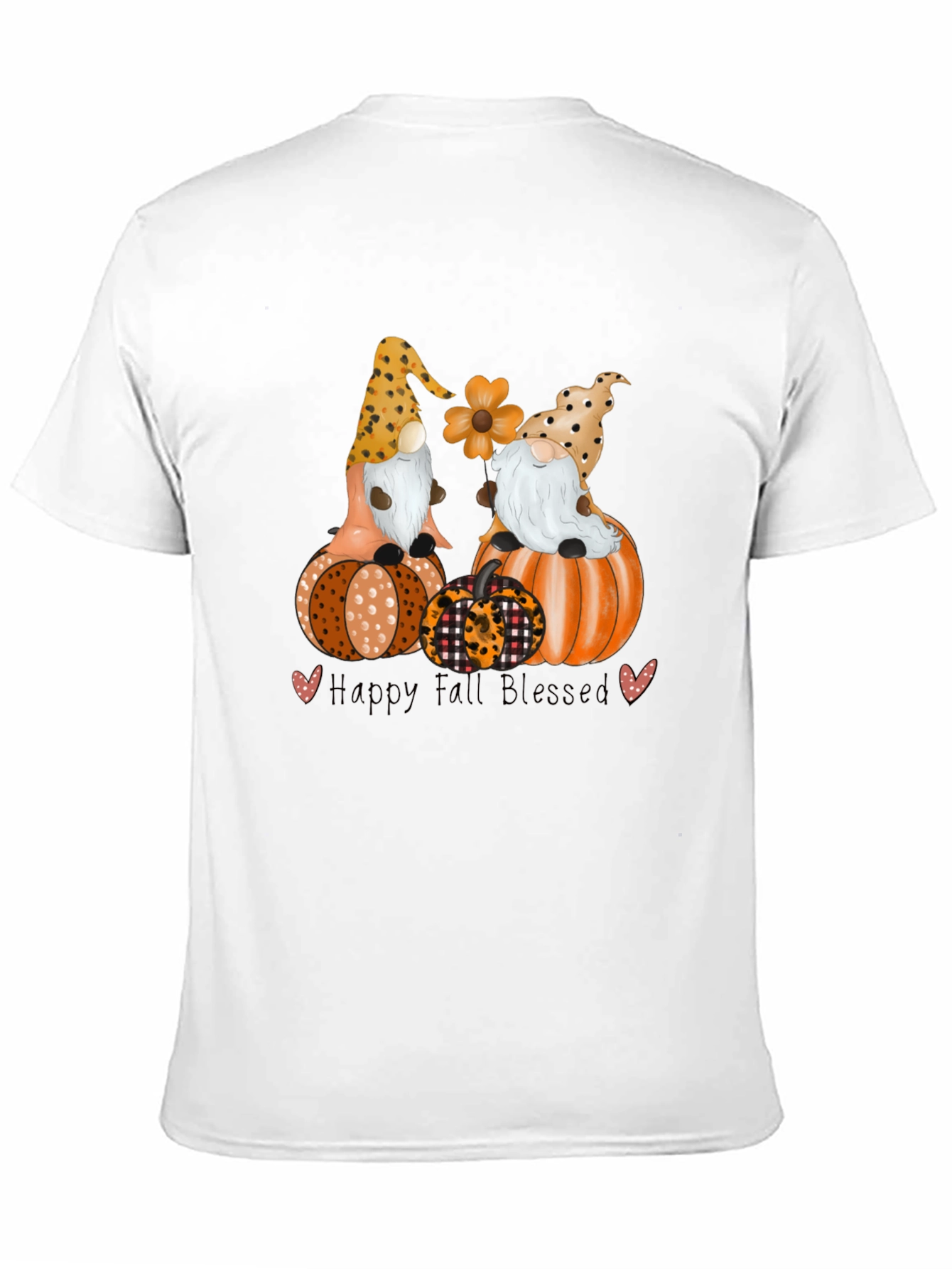 Camiseta Otoñal: Gnomos & Calabazas