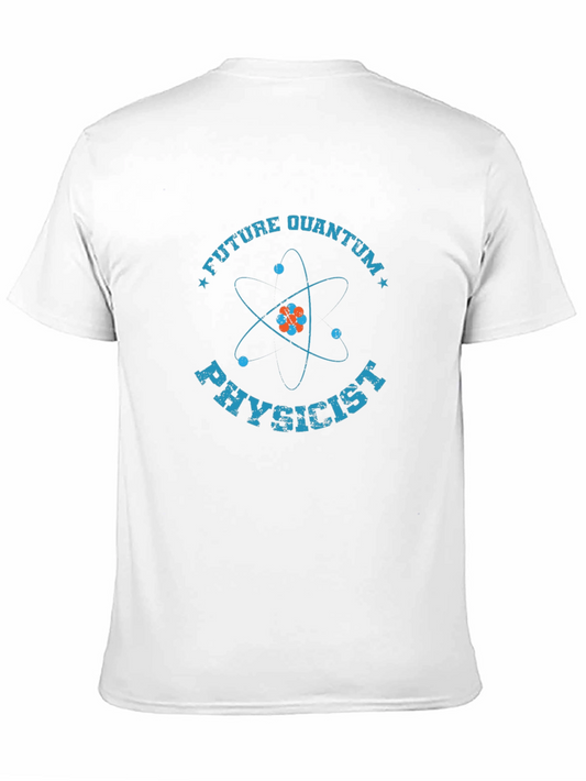 Camiseta Negra de Físico Cuántico Futuro
