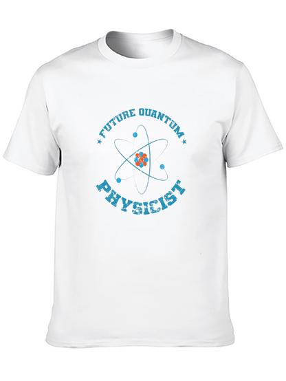 Camiseta Negra de Físico Cuántico Futuro