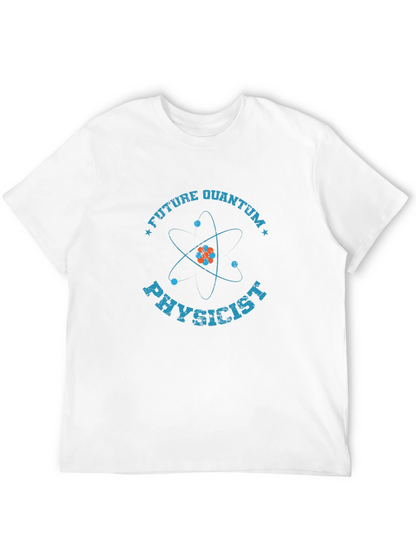 Camiseta Negra de Físico Cuántico Futuro