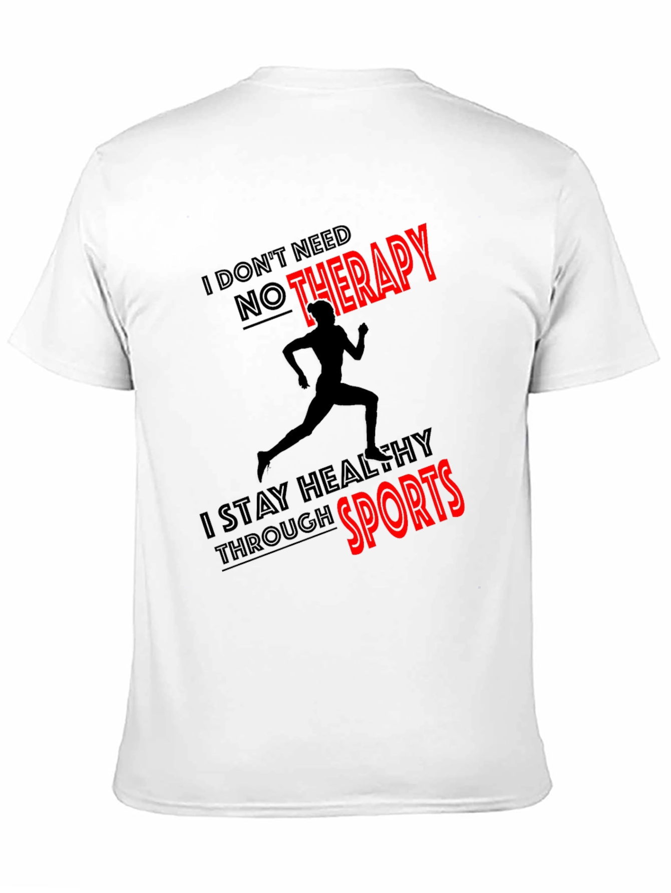 Camiseta Hombre Deportiva Sin Terapia Algodón