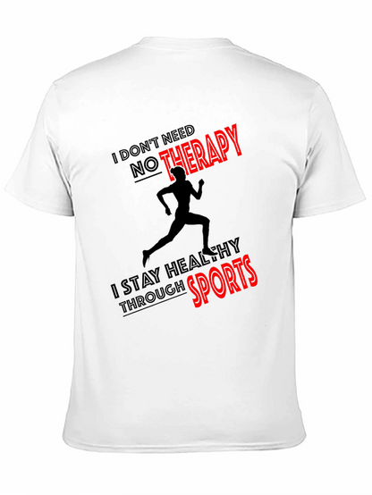 Camiseta Hombre Deportiva Sin Terapia Algodón