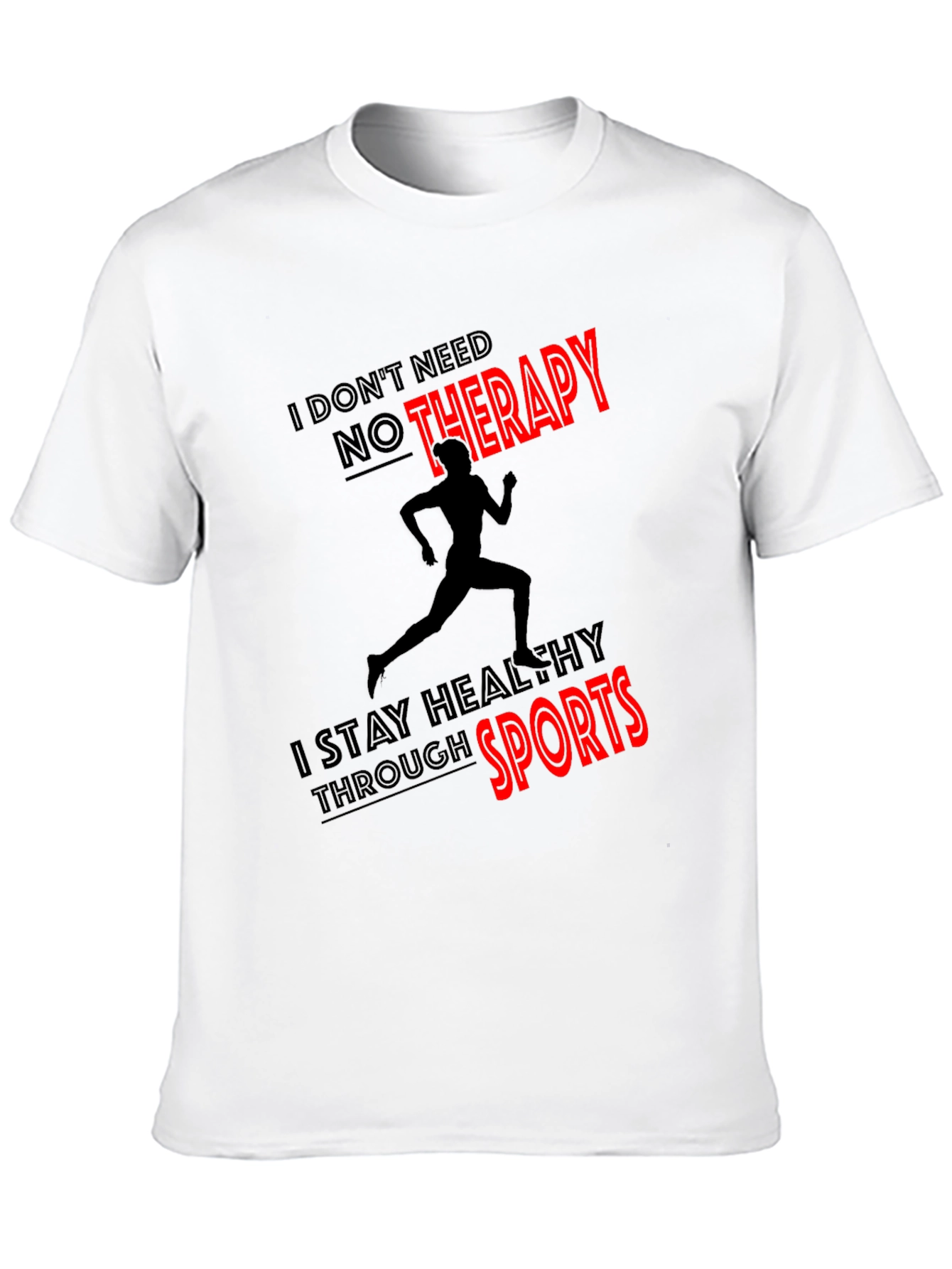 Camiseta Hombre Deportiva Sin Terapia Algodón