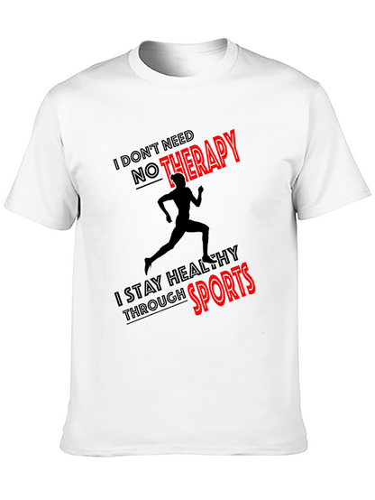 Camiseta Hombre Deportiva Sin Terapia Algodón