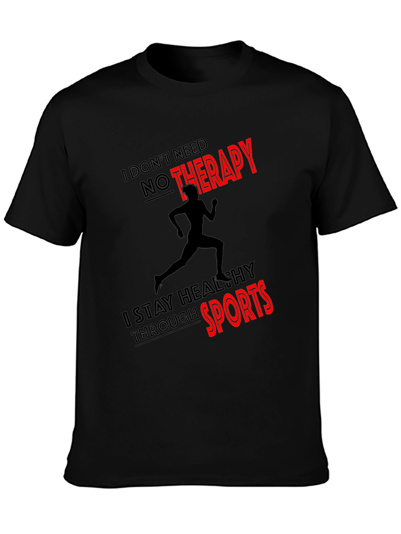 Camiseta Hombre Deportiva Sin Terapia Algodón