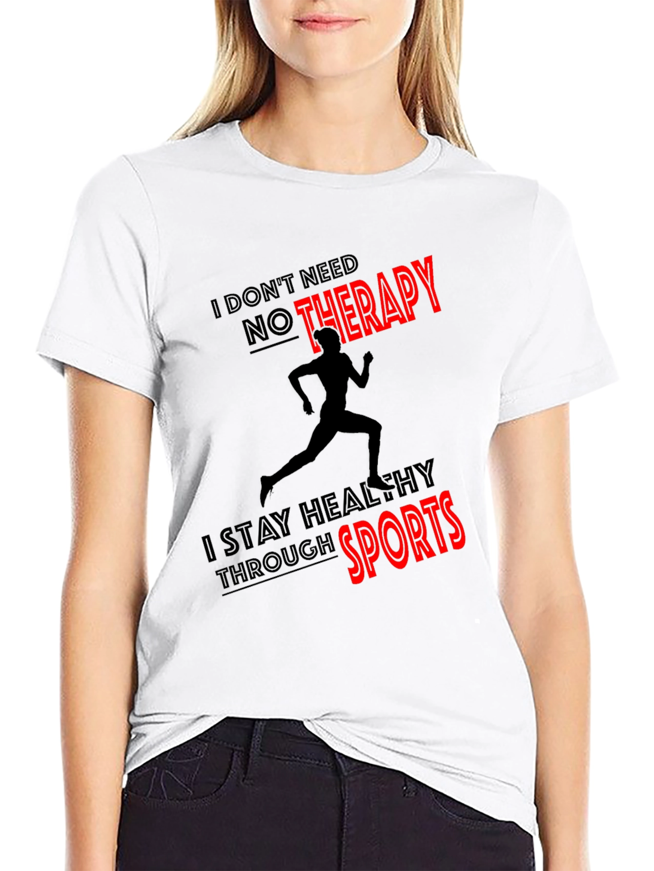 Camiseta Hombre Deportiva Sin Terapia Algodón