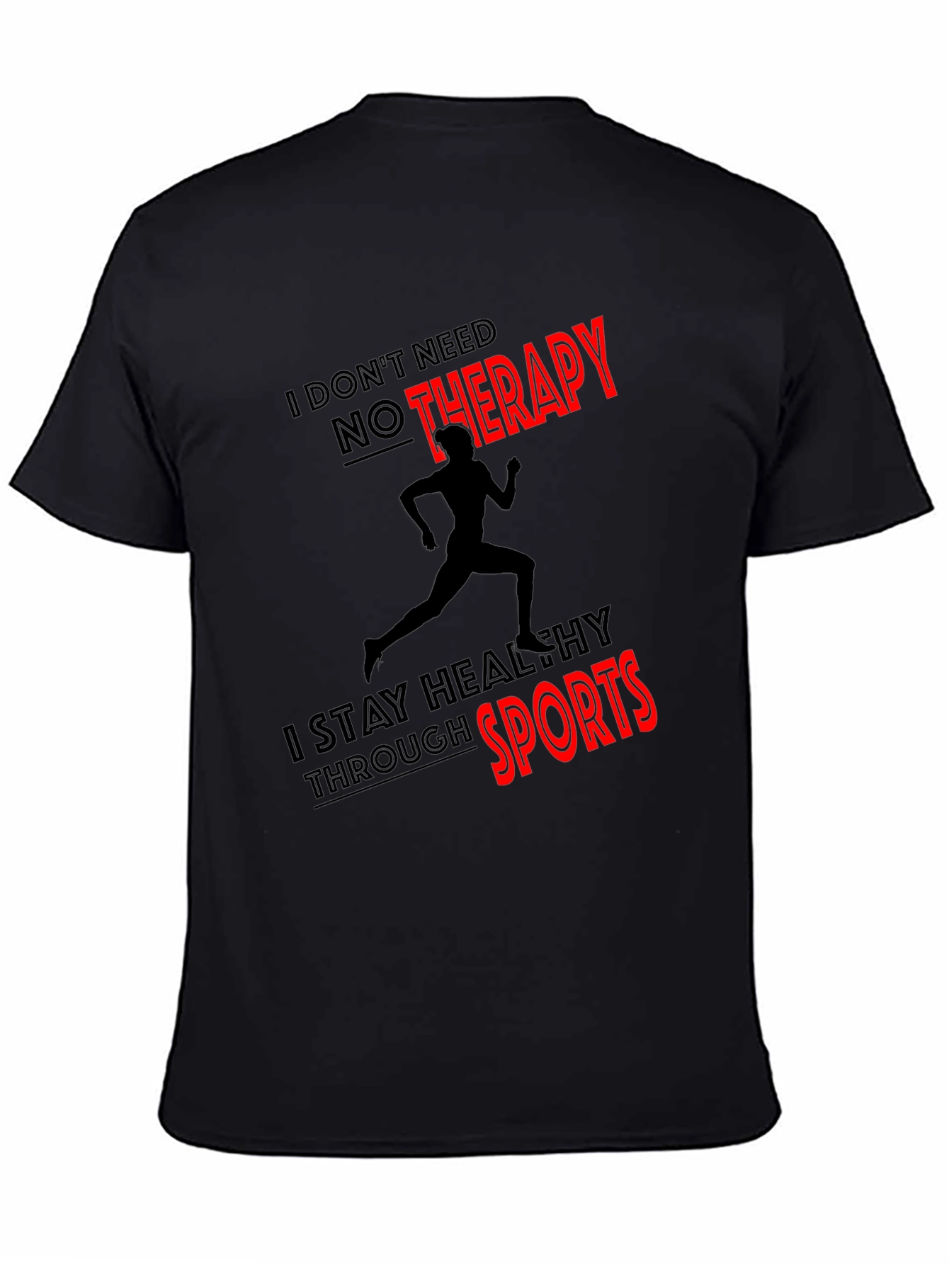 Camiseta Hombre Deportiva Sin Terapia Algodón