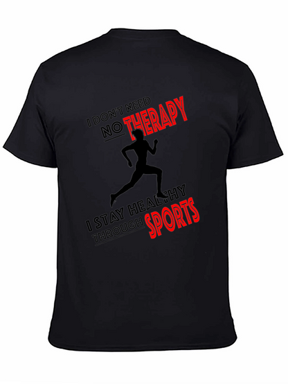 Camiseta Hombre Deportiva Sin Terapia Algodón