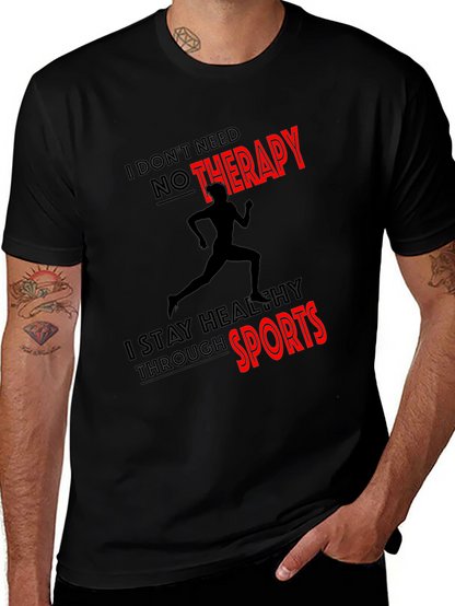 Camiseta Hombre Deportiva Sin Terapia Algodón