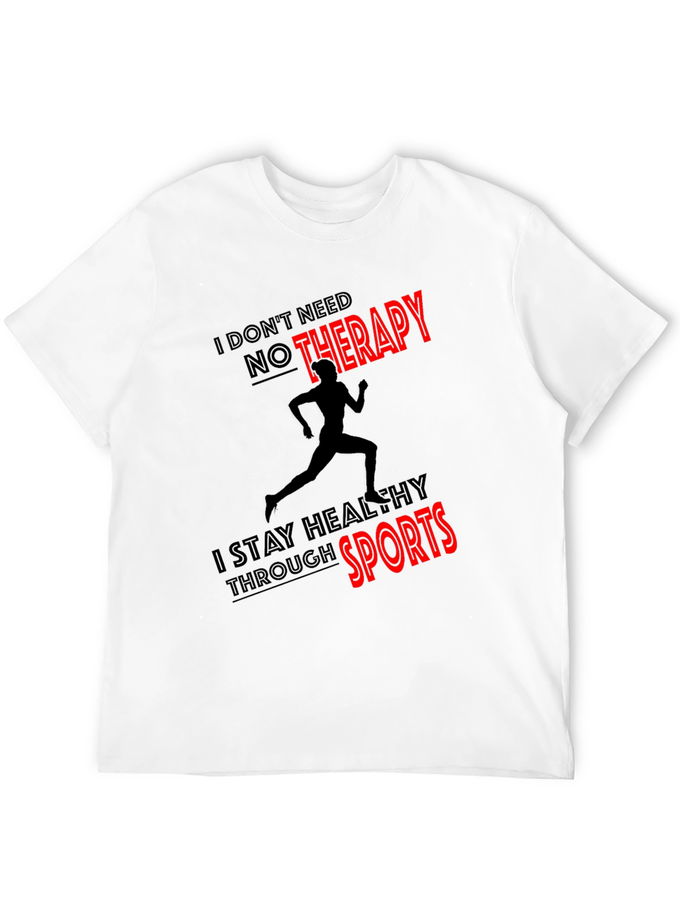 Camiseta Hombre Deportiva Sin Terapia Algodón