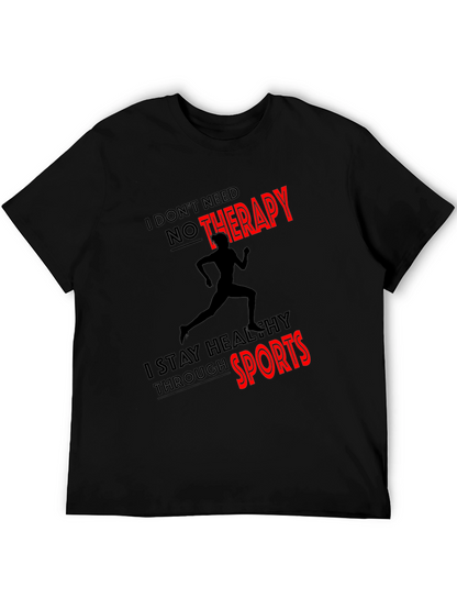 Camiseta Hombre Deportiva Sin Terapia Algodón