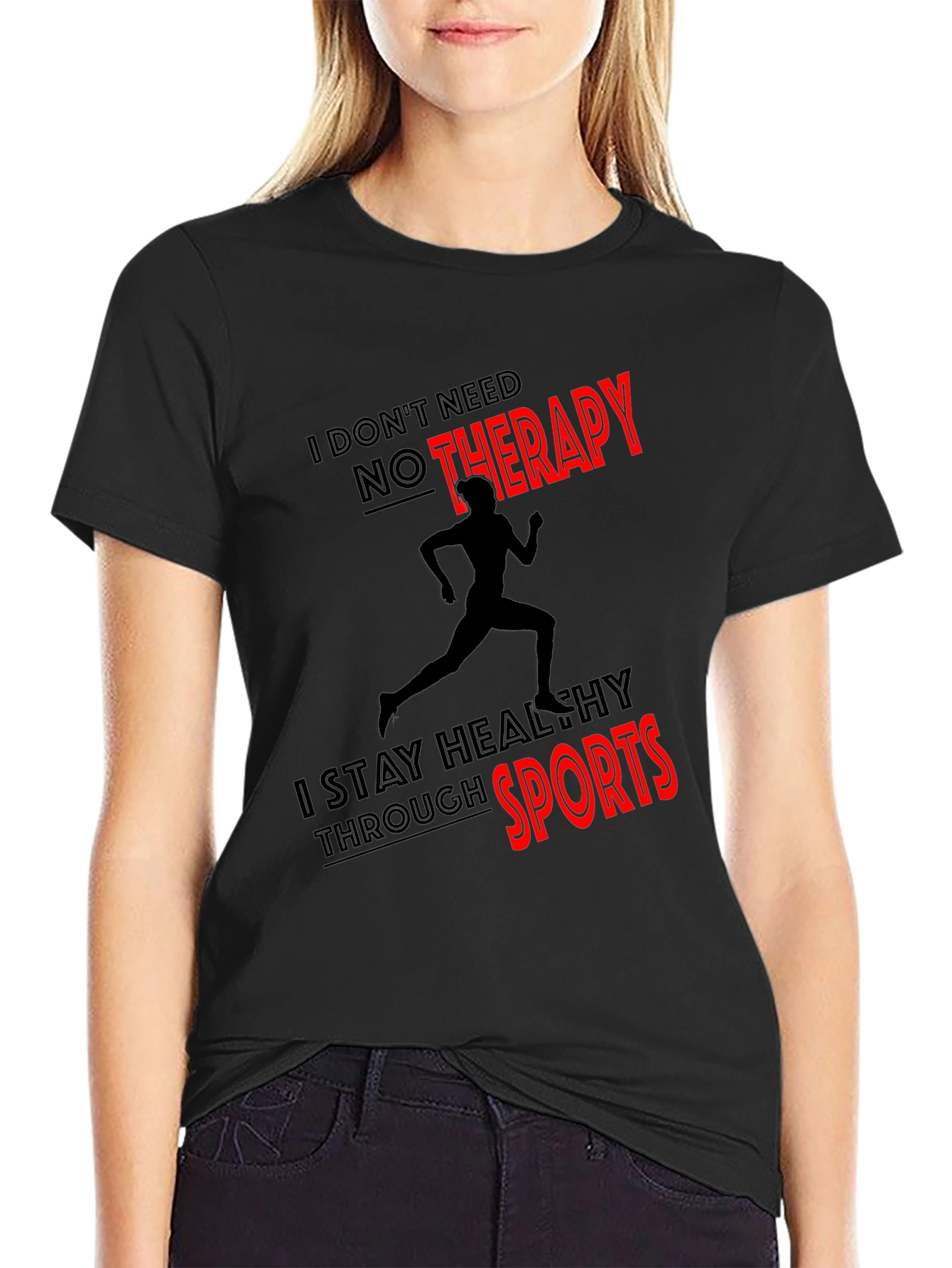 Camiseta Hombre Deportiva Sin Terapia Algodón