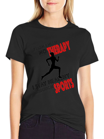 Camiseta Hombre Deportiva Sin Terapia Algodón