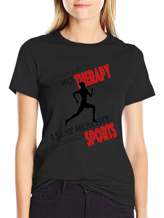 Camiseta Hombre Deportiva Sin Terapia Algodón