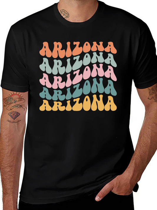 Camiseta Arizona Retro Vintage Hombre
