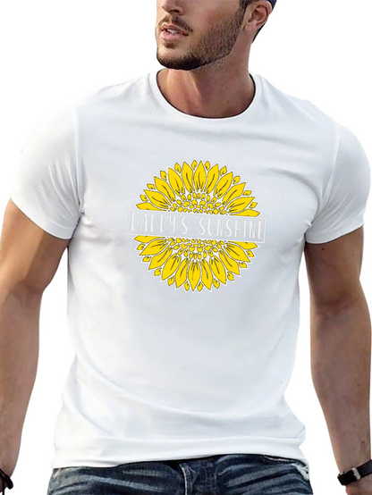 Camiseta Negra Papá Girasol