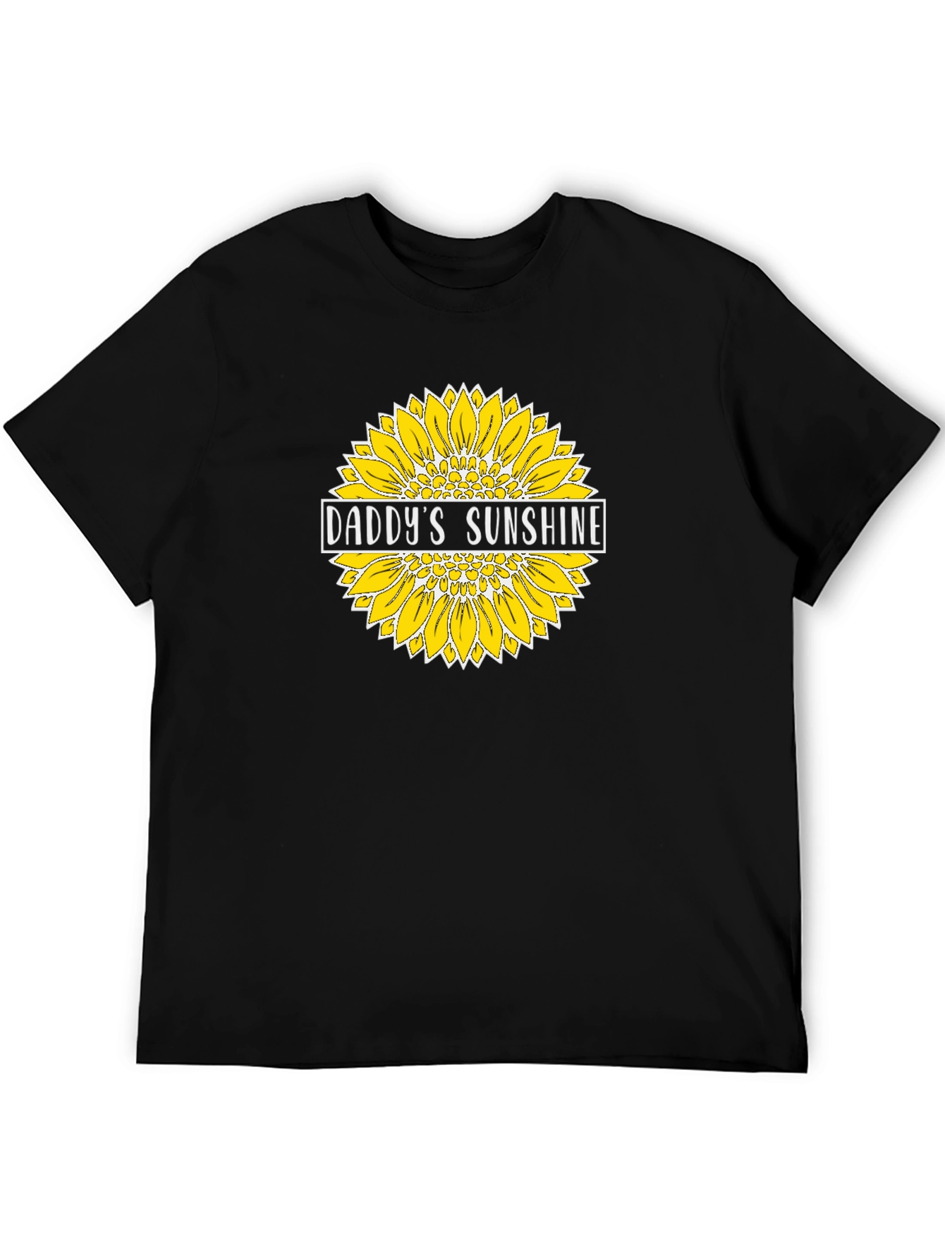 Camiseta Negra Papá Girasol