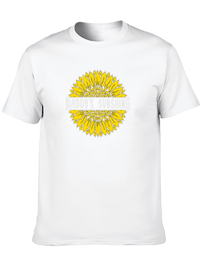 Camiseta Negra Papá Girasol