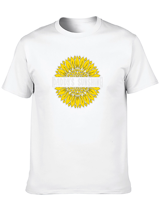Camiseta Negra Papá Girasol