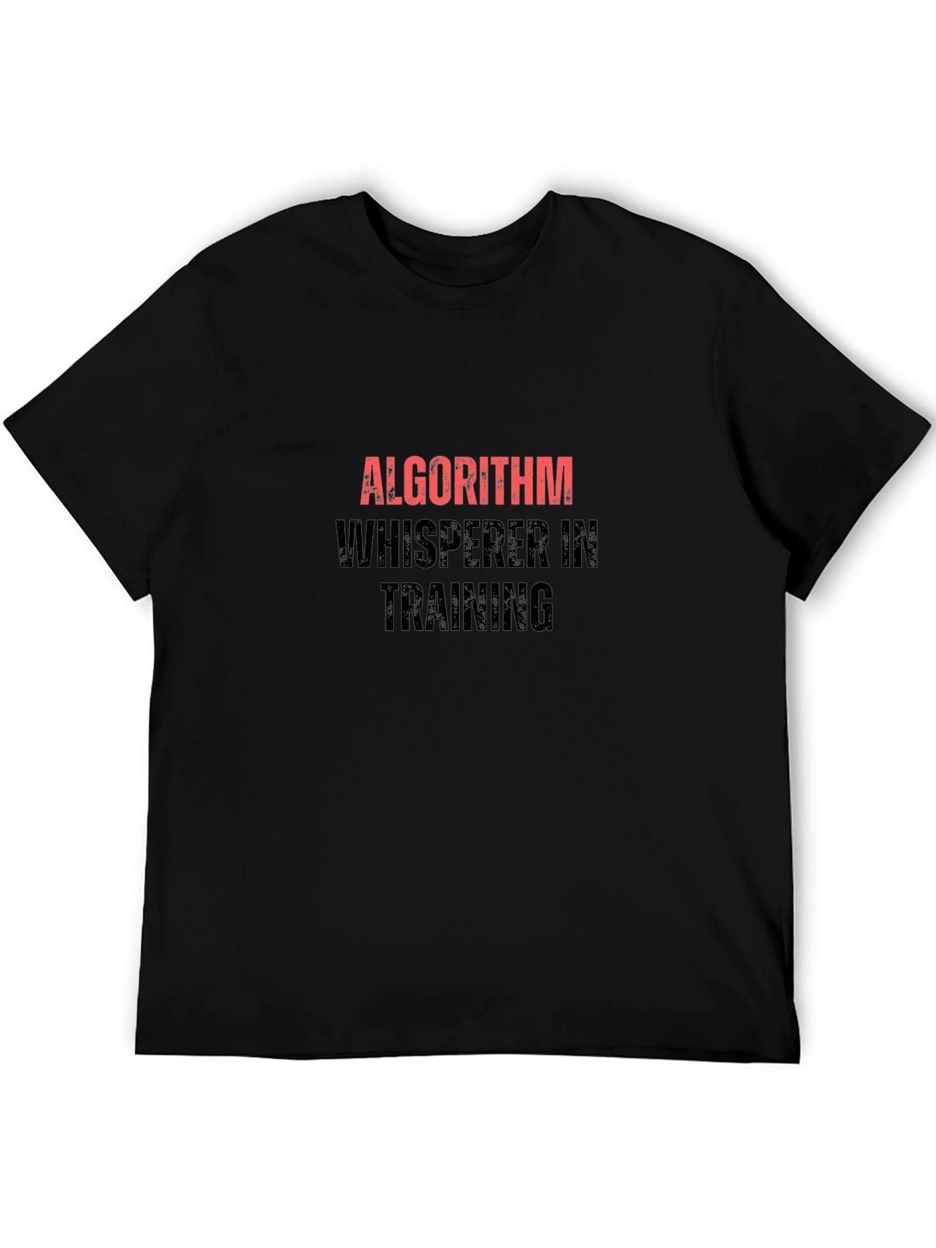 Camiseta Negra Algoritmo Whisperer Training