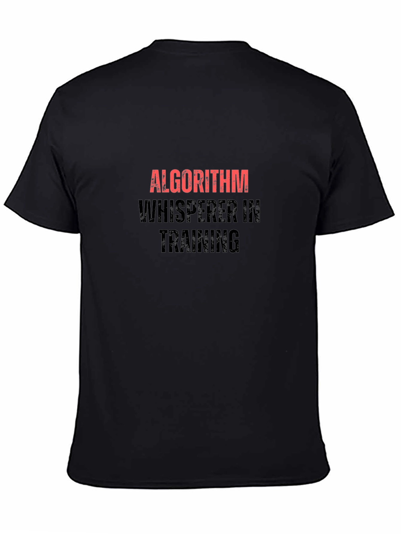 Camiseta Negra Algoritmo Whisperer Training