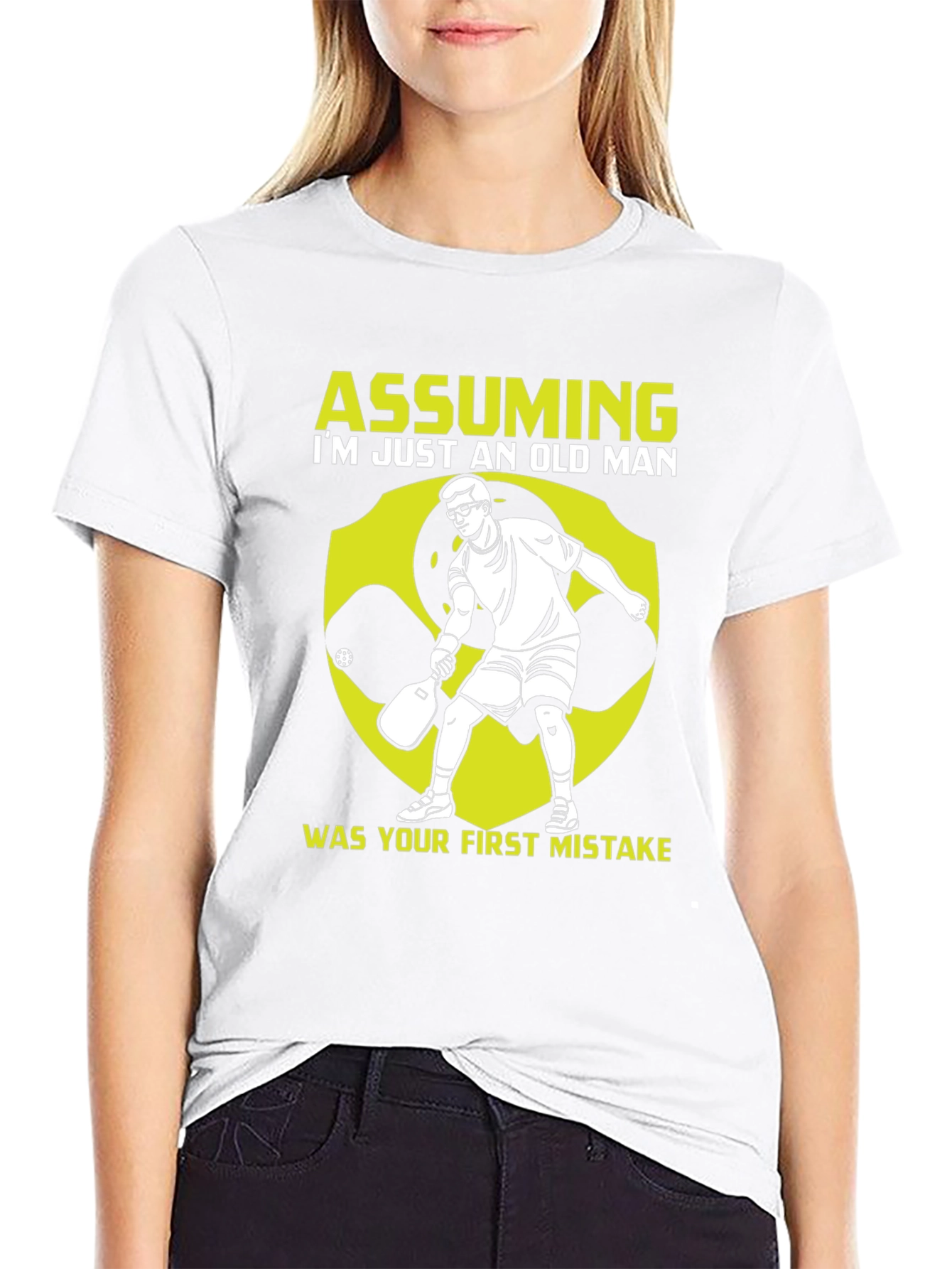 Camiseta Hombre: Asumiendo Viejo Mi Error